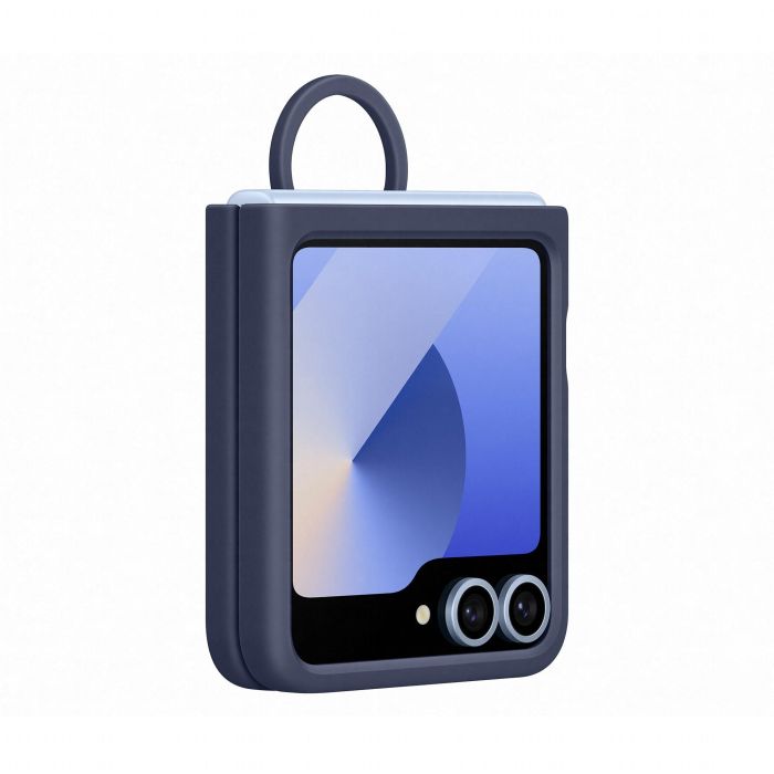 Samsung EF-PF741TNEGWW Funda Silicona con Anilla para Galaxy Z Flip6 Navy - Protección para Samsung Galaxy Z Flip6, 6.7" 3