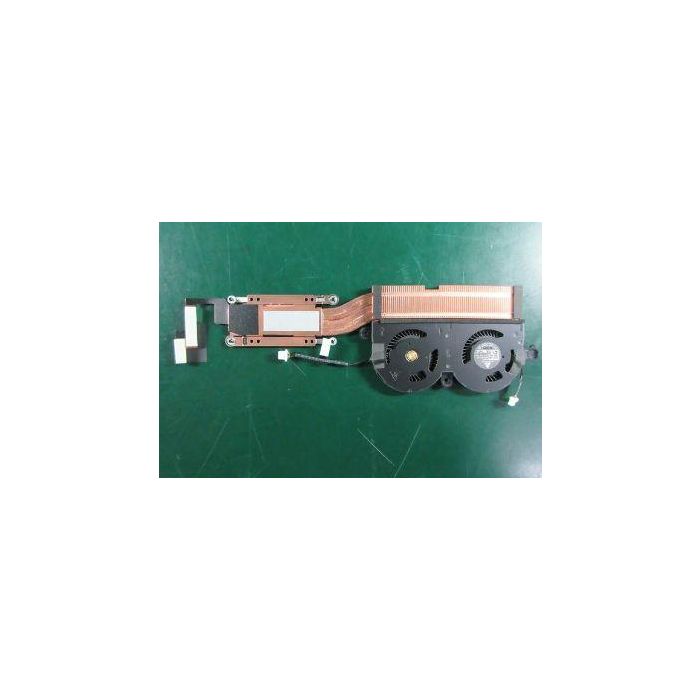 Dell Heatsink assembly with fan for efficient CPU cooling, compatible with Dell XPS 13 9380 and 7390 small form factor systems. 2 Dell Heatsink assembly with fan for efficient CPU cooling, compatible with Dell XPS 13 9380 and 7390 small form factor systems. 2