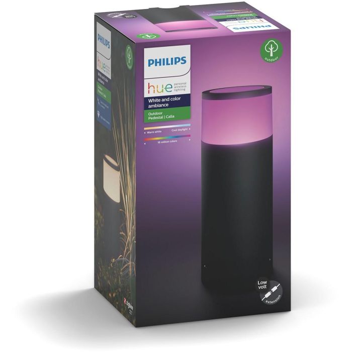 Philips Hue White&Col. Amb.Calla Sockell Erw. klein schwarz 8