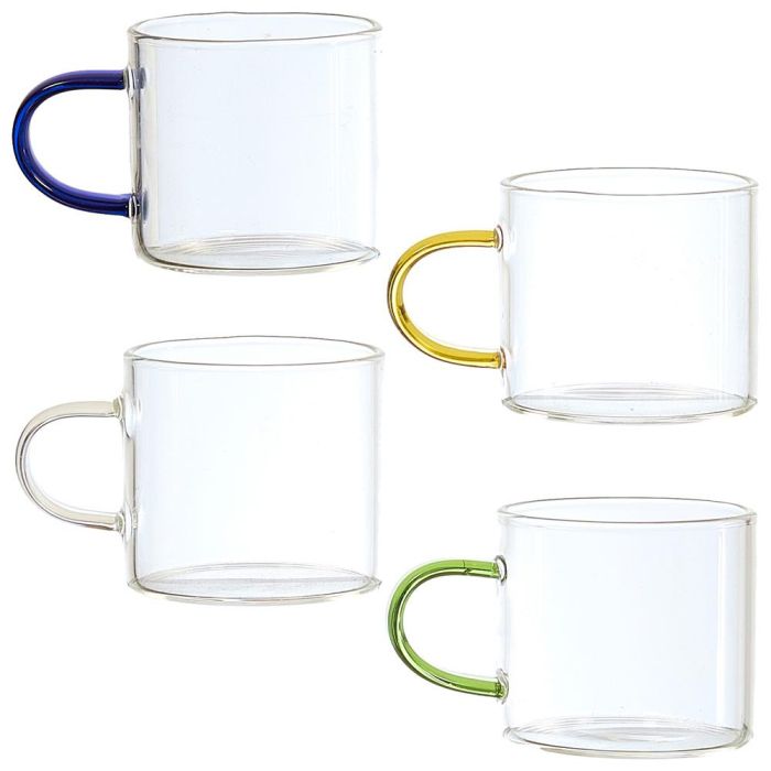 Juego De 4 Tazas Espresso Con Soport Home Deco Factory 6