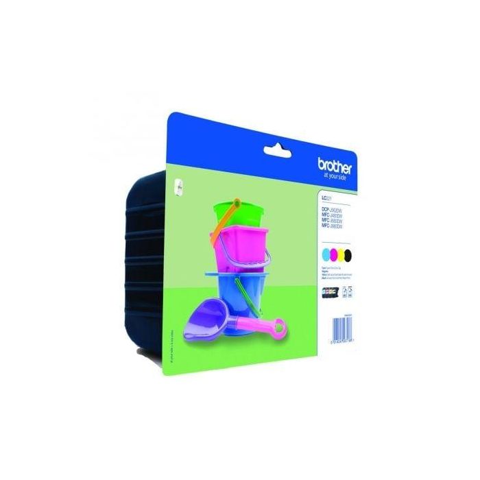 BROTHER Pack cartuchos Negro, Cian, Magenta y Amarillo DCP-J562DW/MFC-J880DW/MFC-J480DW