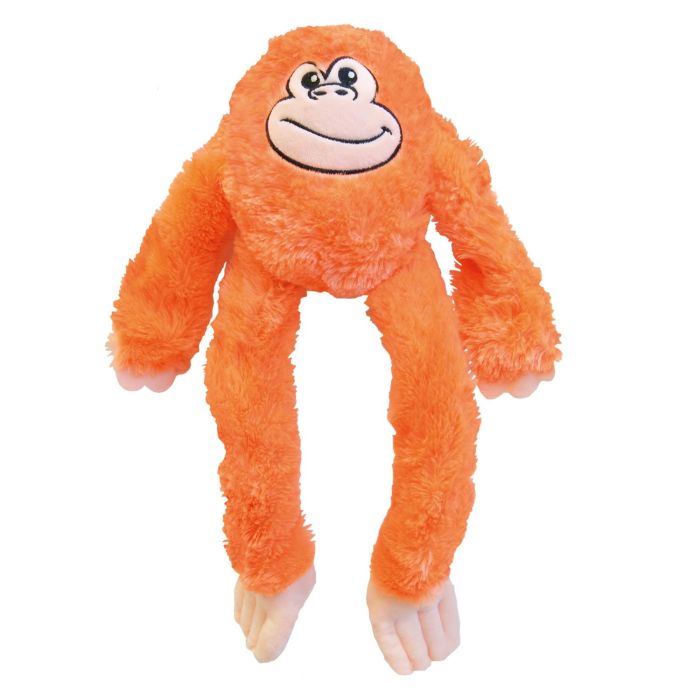 Kikazaru Peluche para Perros Mono Naranja Resistente con Sonido e Interior de Cuerda Talla L 0 Kikazaru Peluche para Perros Mono Naranja Resistente con Sonido e Interior de Cuerda Talla L 0