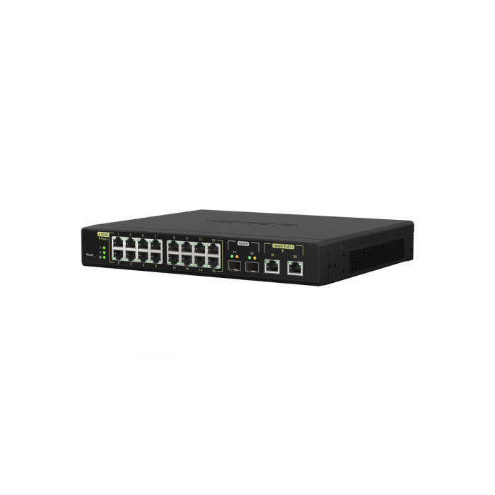 QNAP QSW-M2116P-2T2S switch Gestionado L2 Energía sobre Ethernet (PoE) Negro 4 QNAP QSW-M2116P-2T2S switch Gestionado L2 Energía sobre Ethernet (PoE) Negro 4