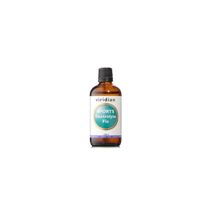 VIRIDIAN Sports Electrolyte Fix Líquido 100ml. Con Magnesio, Potasio y Sodio para la Hidratación y Rendimiento Deportivo