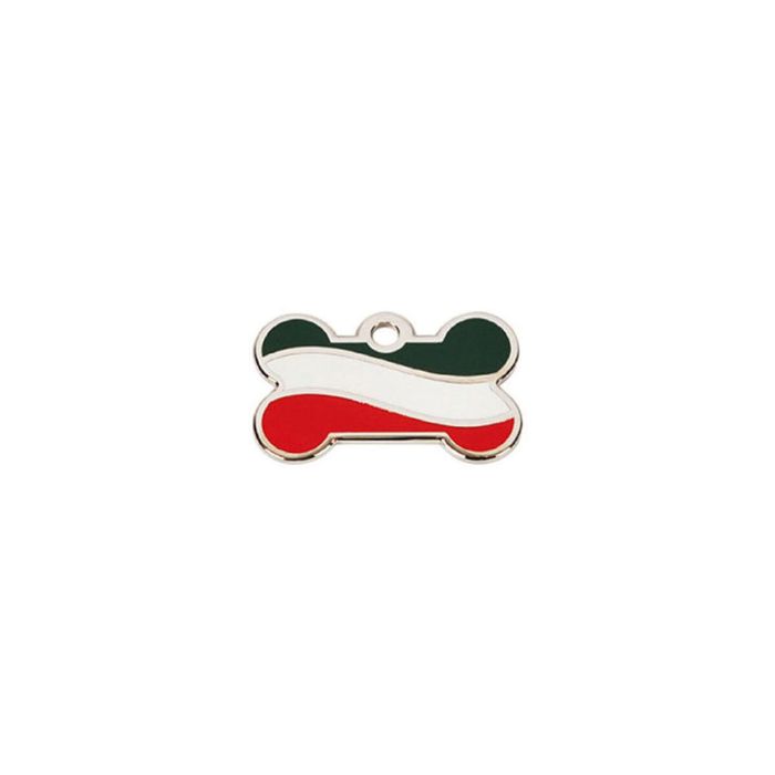 Placa identificativa para collar Imarc Citizen Italia Multicolor Hueso Aluminio