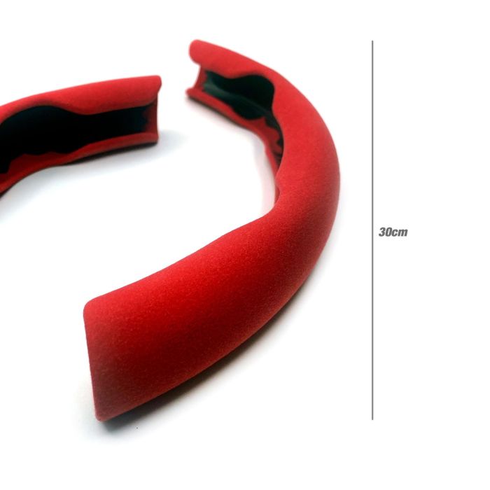 Funda De Volante Roja 2 Piezas Occ Sport OCCFV0004 6 Funda De Volante Roja 2 Piezas Occ Sport OCCFV0004 6