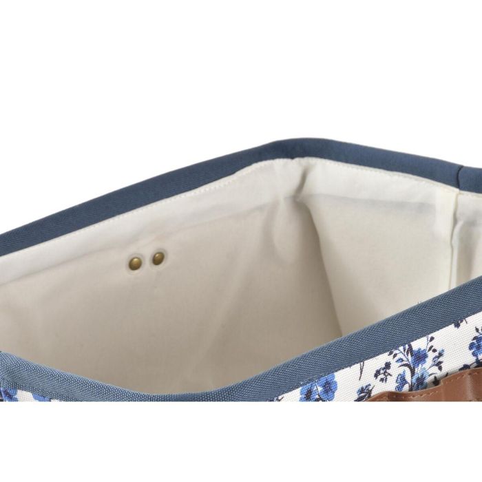 Caja de Almacenaje DKD Home Decor Azul Blanco 40 x 30 x 30 cm 2 Caja de Almacenaje DKD Home Decor Azul Blanco 40 x 30 x 30 cm 2