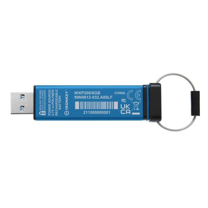 Pendrive Kingston IKKP200/8GB Azul 8 GB 1 Pendrive Kingston IKKP200/8GB Azul 8 GB 1