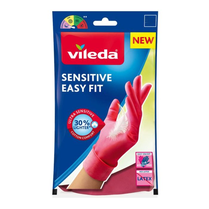 Guantes sensitive easy fit s 168411 vileda