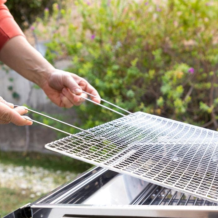Barbacoa Plegable de Acero Inoxidable para Carbón ExelQ InnovaGoods 11 Barbacoa Plegable de Acero Inoxidable para Carbón ExelQ InnovaGoods 11
