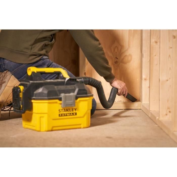 STANLEY FATMAX V20 SFMCV002B-XJ Aspirador de Agua y Polvo Litio 18V Sin Batería 2