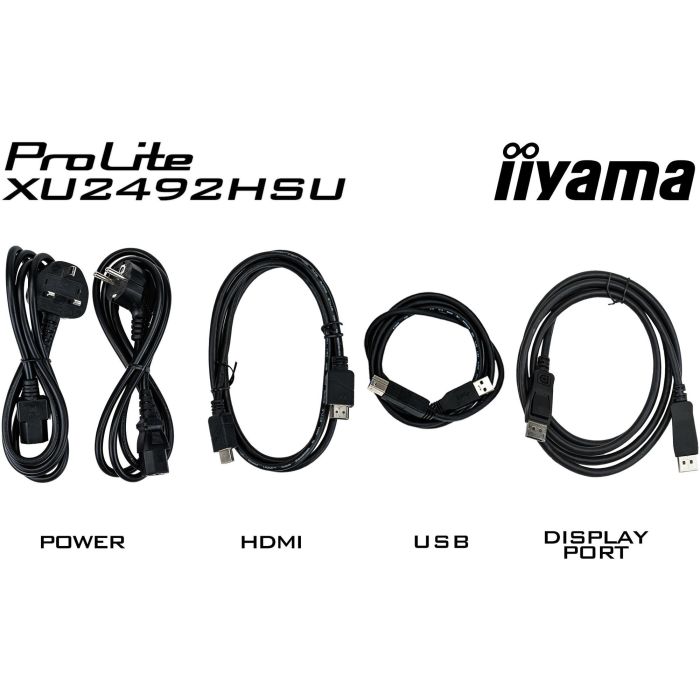 IIYAMA XU2492HSU-B6 Monitor 23.8" Full HD IPS 100Hz HDMI DisplayPort USB con Altavoces 5 IIYAMA XU2492HSU-B6 Monitor 23.8" Full HD IPS 100Hz HDMI DisplayPort USB con Altavoces 5