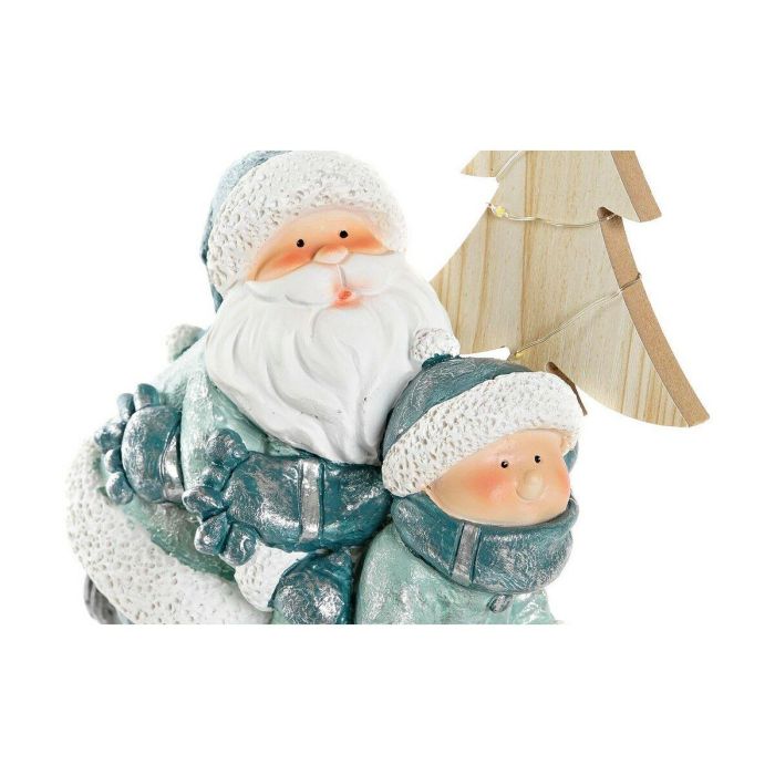 Figura Navidad Moderna DKD Home Decor Azul Blanco 9 x 22 x 20 cm (3 Unidades) 3 Figura Navidad Moderna DKD Home Decor Azul Blanco 9 x 22 x 20 cm (3 Unidades) 3