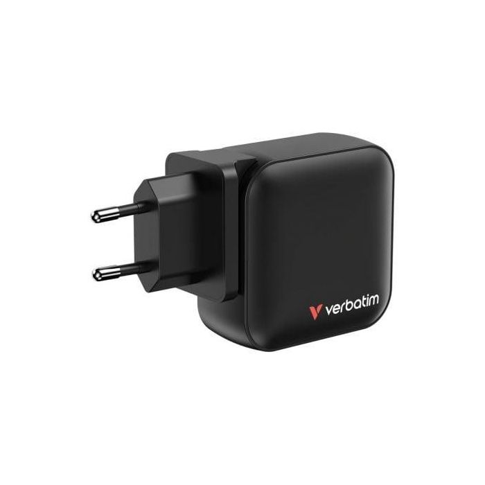 Cargador de Pared Universal GaN Verbatim Mini GaN Wall Charger/ 3xUSB Tipo-C/ 1xUSB/ 100W 1 Cargador de Pared Universal GaN Verbatim Mini GaN Wall Charger/ 3xUSB Tipo-C/ 1xUSB/ 100W 1