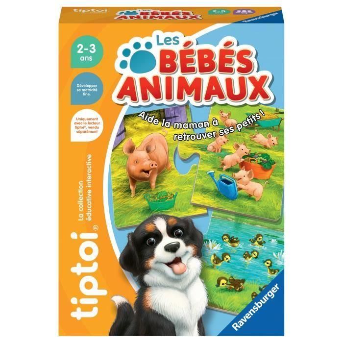 Ravensburger 00187 Tiptoi Animales Bebé, Juego Educativo Interactivo para Niños a partir de 2 Años 2