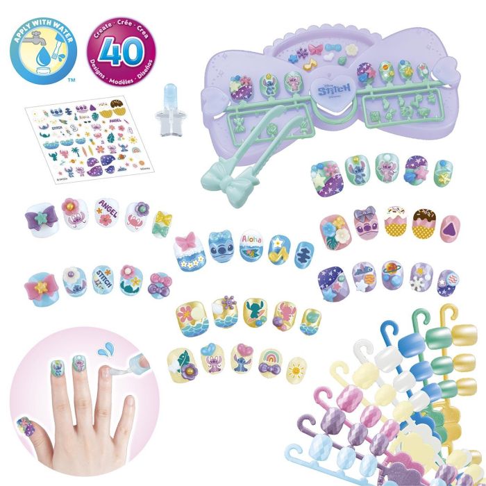 Kit Diseña Tus Uñas Stitch 35121 Aquabeads 1 Kit Diseña Tus Uñas Stitch 35121 Aquabeads 1