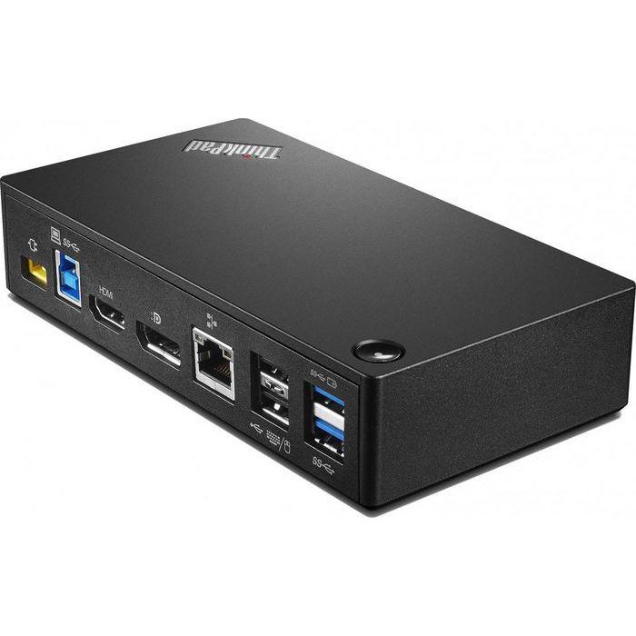 Lenovo ThinkPad USB 3.0 Ultra Dock Estación de Conexión Universal con Doble Monitor y Carga para Dispositivos Móviles 2