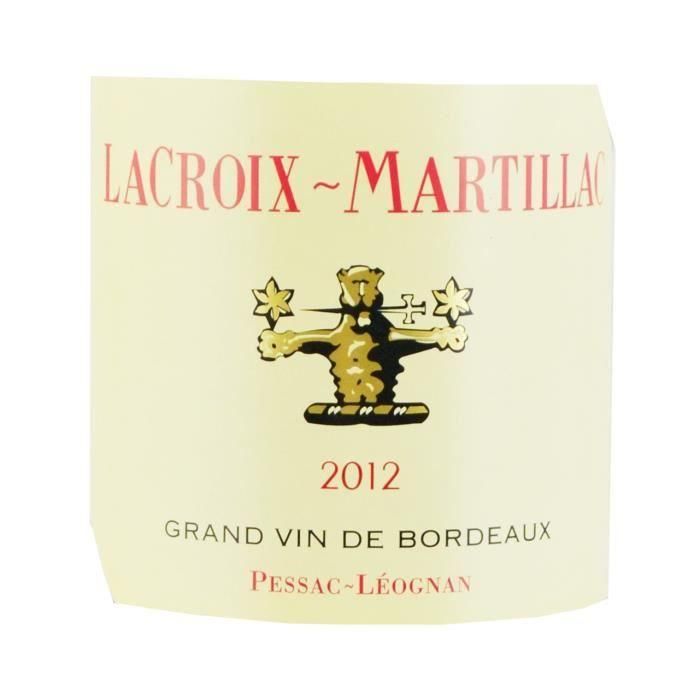 Château Lacroix Martillac 2012 Pessac - Vino tinto de Burdeos 1