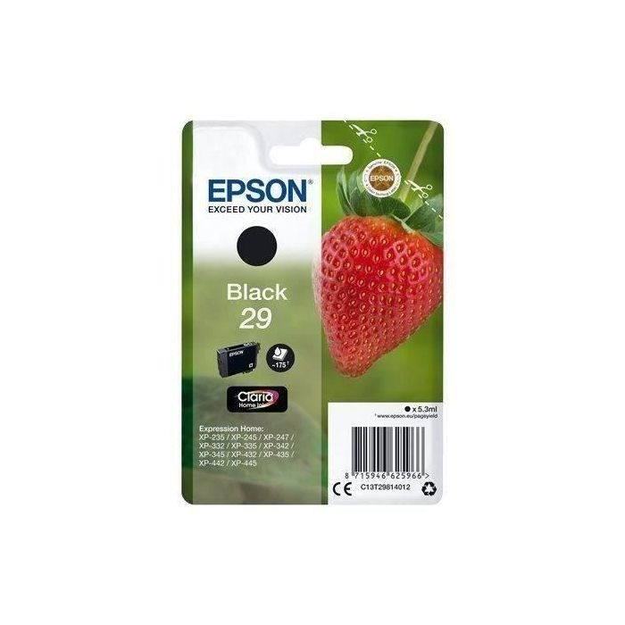 Ink-Jet Epson Home 29 2981 Xp435-330-335-332-430-235-432 Negro 175 Pag