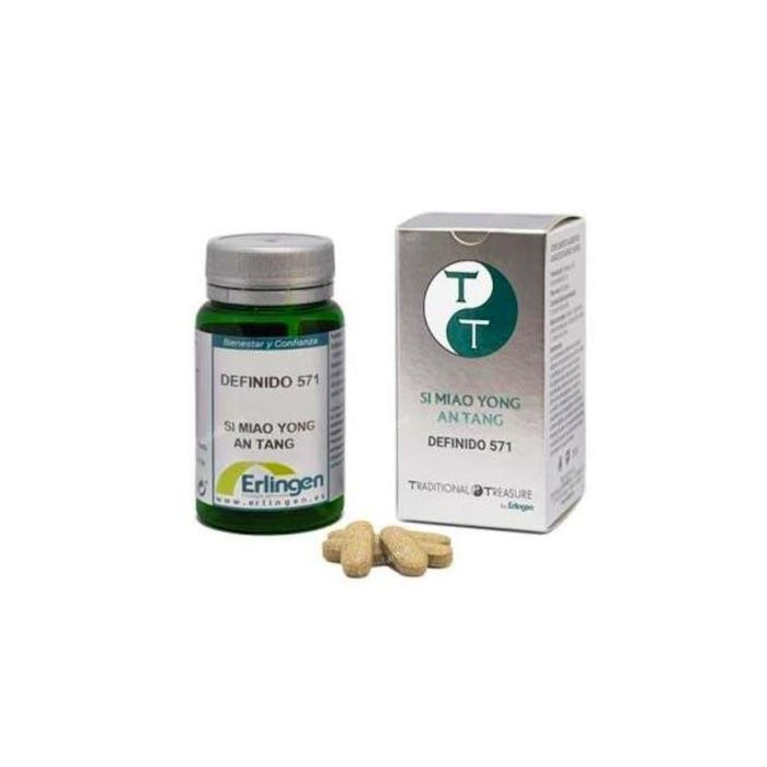 ERLINGEN 571 Base Definido 60 Comprimidos - Complemento Alimenticio con Lonicera, Escrofularia, Angélica y Regaliz