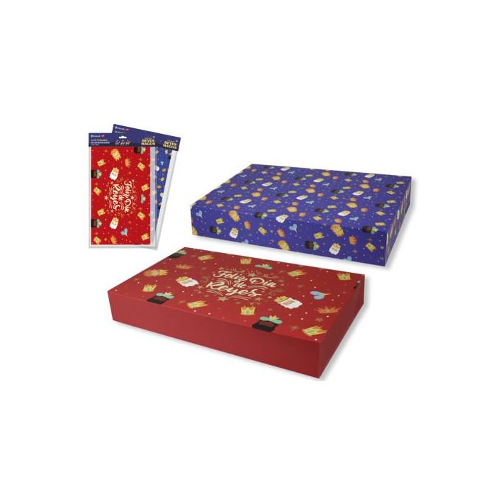 Caja Plegable Reyes Magos (43X26X6,5 Cm) Colores Surtidos Bismark 333604 2