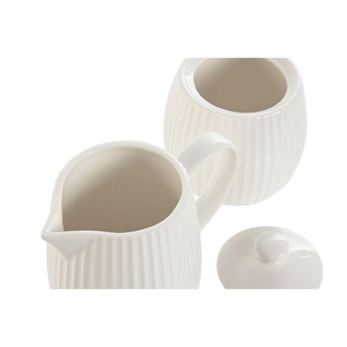 Azucarero Urban DKD Home Decor Blanco 7.6 x 9 x 12 cm Set de 2 1 Azucarero Urban DKD Home Decor Blanco 7.6 x 9 x 12 cm Set de 2 1