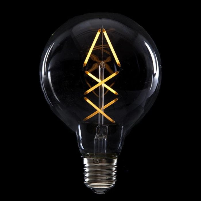 Bombilla LED E27 4W 288Lm 2000ºK Filamento G95 40.000H [HO-LF-G95FI-E27-6WWW]