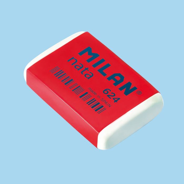 Goma De Borrar Milan Nata 624 Blister De 4 Unidades Goma De Borrar Milan Nata 624 Blister De 4 Unidades