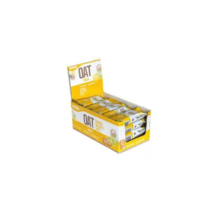 Weider Oat Bar Barritas Banana-Walnuts 20Uds Weider Oat Bar Barritas Banana-Walnuts 20Uds