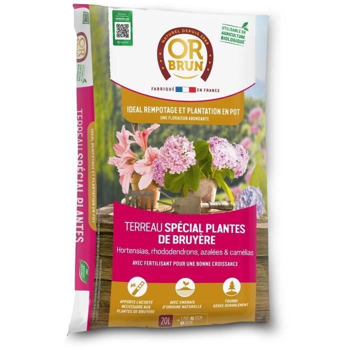 Tierra especial para plantas de brezo - O MARRÓN - OBRTSPDB20N - 20 L Tierra especial para plantas de brezo - O MARRÓN - OBRTSPDB20N - 20 L