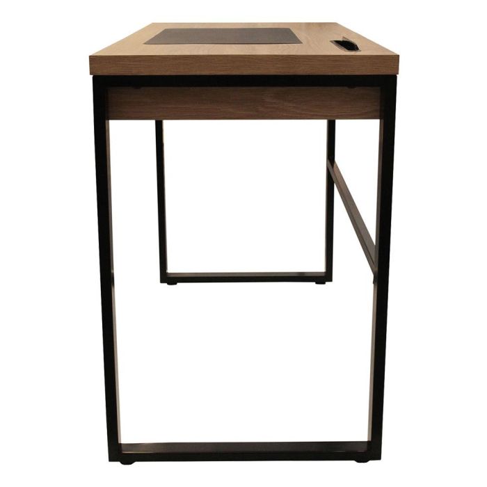 Home Deco Factory Escritorio Madera Y Metal Colección Industriel con 2 Cajones y Almohadilla para Ordenador Medidas 100x50,3x74 cm 3