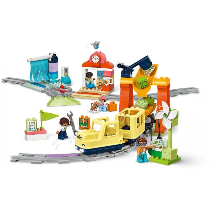 LEGO 10428 DUPLO My Town El Gran Tren Comunitario Interactivo - Juguete de Aprendizaje Temprano para 3 Años 3