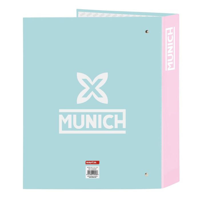 Carpeta de anillas Munich Heaven Azul cielo A4 27 x 33 x 6 cm 1 Carpeta de anillas Munich Heaven Azul cielo A4 27 x 33 x 6 cm 1
