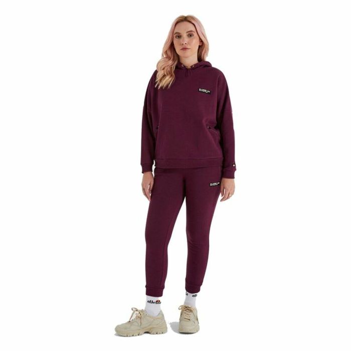 Sudadera con Capucha Mujer Ellesse Semprevisa Verde Berenjena 1 Sudadera con Capucha Mujer Ellesse Semprevisa Verde Berenjena 1