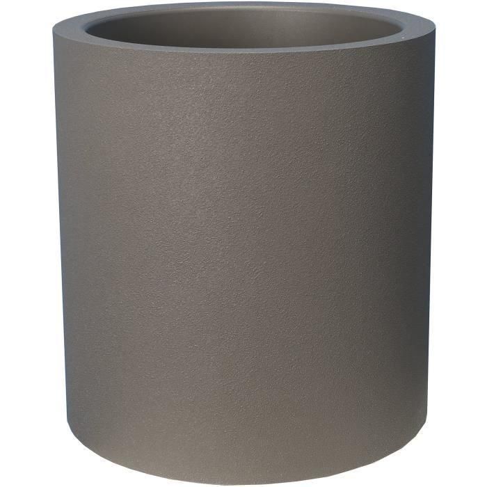 Contenedor Granito Redondo 40 Gris 1 Contenedor Granito Redondo 40 Gris 1