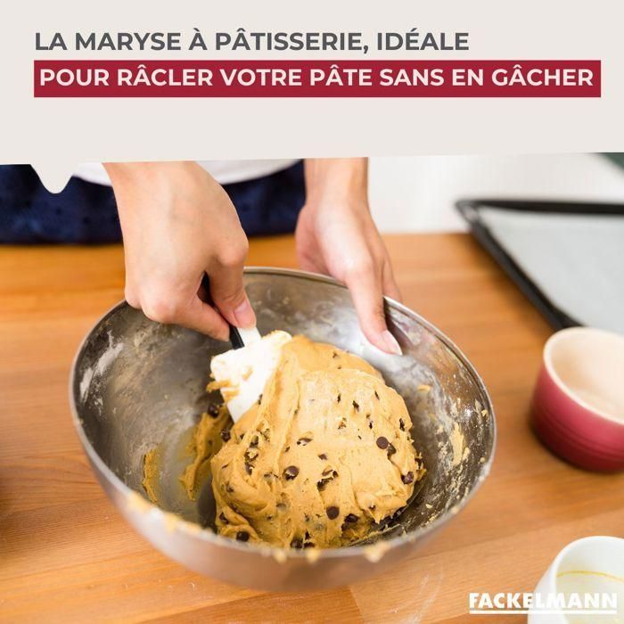 Juego de 2 espátulas de cocina para repostería - FACKELMANN - Mango de resina - 52 cm 4 Juego de 2 espátulas de cocina para repostería - FACKELMANN - Mango de resina - 52 cm 4