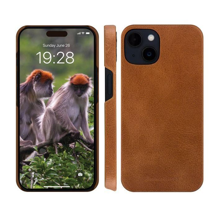 dbramante1928 Lynge iPhone 15 Tan - Funda Cartera 2 en 1 de Cuero Genuino Full-Grain Sostenible 3