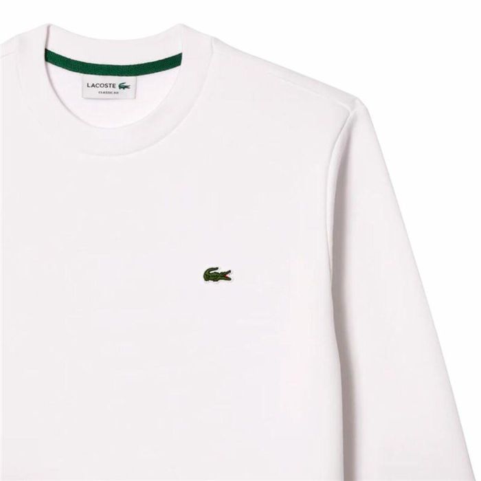 Sudadera sin Capucha Hombre Lacoste Core Performance Blanco 15-16 Años 1