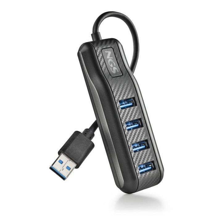 Hub USB NGS PORT 3.0 Negro 0 Hub USB NGS PORT 3.0 Negro 0