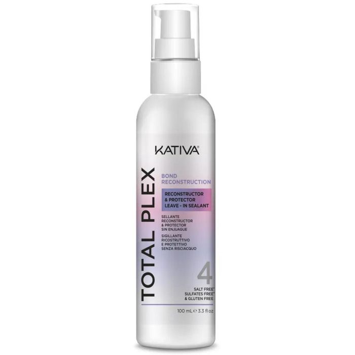 Kativa Total Plex Sellante Reconstructor Cabello Fuerte y Reparado Antiencrespamiento Brillo 100 ml