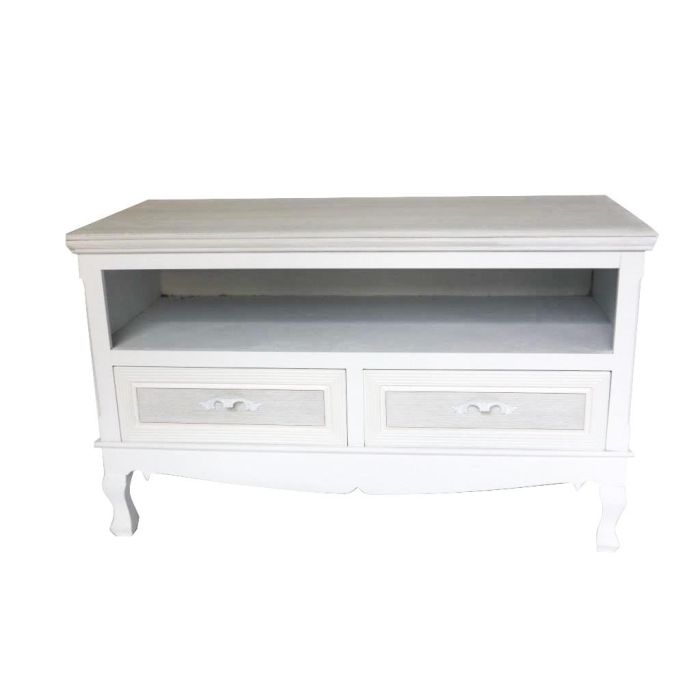 Mesa Centro Romantico DKD Home Decor Blanco 42 x 61 x 100 cm Mesa Centro Romantico DKD Home Decor Blanco 42 x 61 x 100 cm