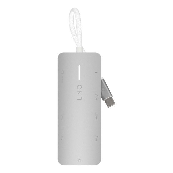 Hub USB Linq Byelements LQ49081 Blanco Gris 19