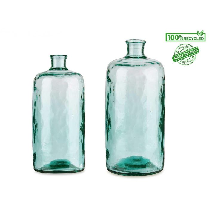 Botella Decorativa Vidrio Primavera 8L Giftdecor 19X42CM Botella Decorativa Vidrio Primavera 8L Giftdecor 19X42CM
