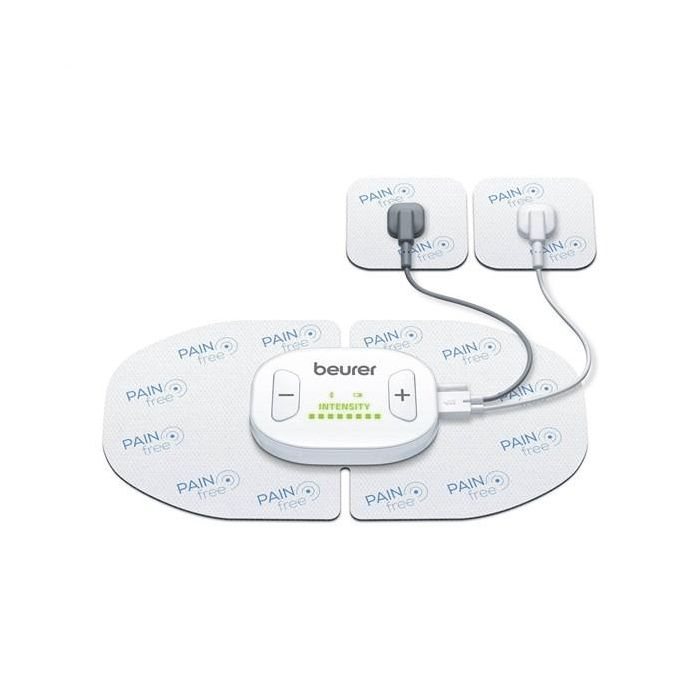 Beurer Electroestimulador Digital EM-70 Wireless con Mando a Distancia, 19 Programas, TENS/EMS para Dolor y Masaje Beurer Electroestimulador Digital EM-70 Wireless con Mando a Distancia, 19 Programas, TENS/EMS para Dolor y Masaje