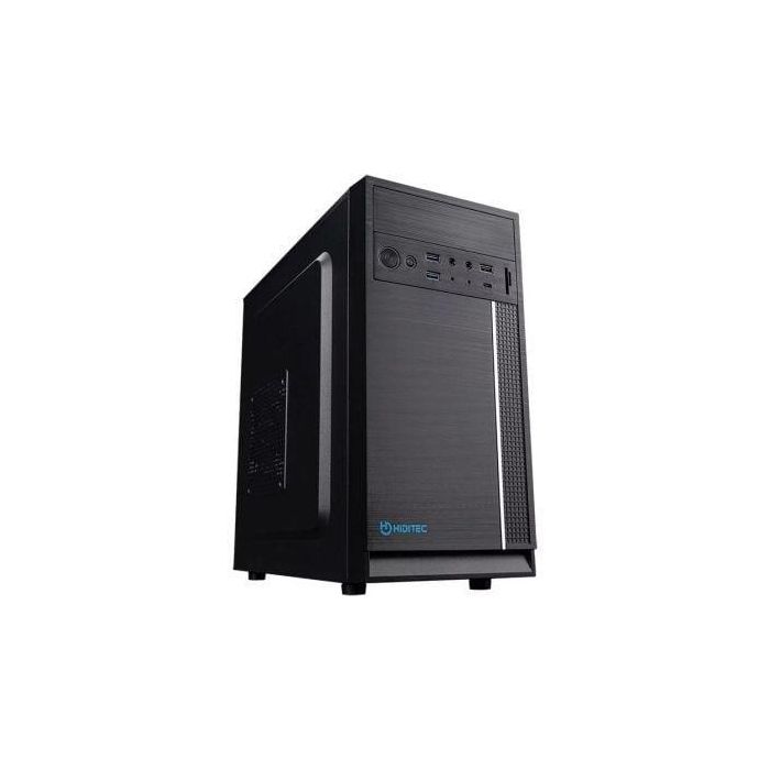 Hiditec Q5 PRO Midi Tower Negra para PC con USB 3.1 Tipo-C, USB 3.0 y Lector de Tarjetas, Compatible Micro ATX / Mini ITX Hiditec Q5 PRO Midi Tower Negra para PC con USB 3.1 Tipo-C, USB 3.0 y Lector de Tarjetas, Compatible Micro ATX / Mini ITX