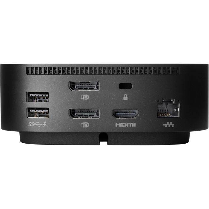 HP Base USB-C Dock G5 Schwarz 100W con conexión USB 3.2 Gen 1, HDMI y DisplayPort 3