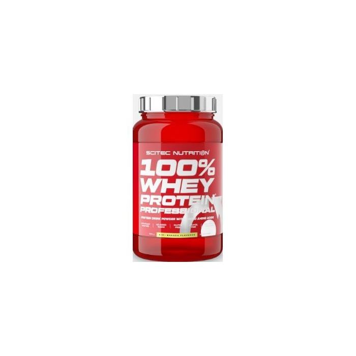 SCITEC NUTRITION 100% Whey Protein Professional 920g Kiwi-Plátano, Apoyo Masa Muscular y Huesos, Sin Gluten