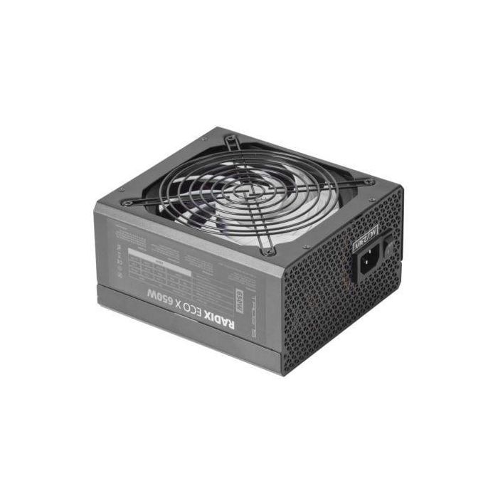 Tacens 1RECOX650 Fuente de Alimentación Radix Eco X 650, 650W, 87% Eficiencia, Ventilador 140mm AI-RPM, ATX, Cables Planos, 6 Años Garantía 2 Tacens 1RECOX650 Fuente de Alimentación Radix Eco X 650, 650W, 87% Eficiencia, Ventilador 140mm AI-RPM, ATX, Cables Planos, 6 Años Garantía 2