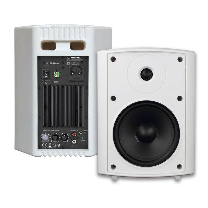 Vivolink Conjunto Altavoces Activos 2x50W Blancos 6.50" para Salas de Reuniones, Restaurantes, Oficinas y Hoteles 1 Vivolink Conjunto Altavoces Activos 2x50W Blancos 6.50" para Salas de Reuniones, Restaurantes, Oficinas y Hoteles 1