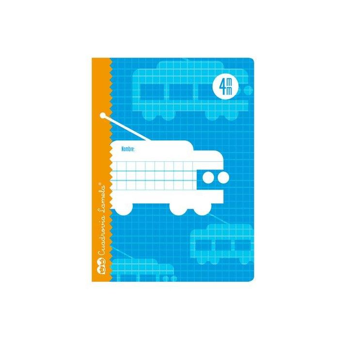 Lamela Libreta Grapada 30H 4º Cuadrovia 4 Mm (Set de 15)